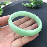 Burmese Jadeite Light Green Bracelet Princess Jewelry