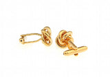 iGame Knot Cuff Links Silver Copper Knot Gift For Men