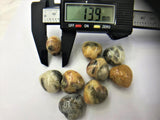 5pcs Hearts Crazy Lace Agates Beads Jewelry Making DIY Necklace Bracelet