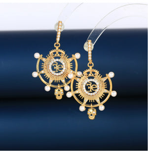 Pearl Retro Earrings for Women