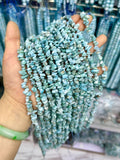 Larimar Faceted Round Rondelle Chip Coin Disc Beads 5-8mm