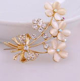 Creative Flower Brooch Jewelry for Women/Men Scarf Wedding Gift DIY Accessories