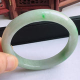 Zheru Jewelry Natural Burmese Jade Light 54-62mm Bracelet