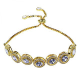 Adjustable Large Stone Bracelet & Bangle