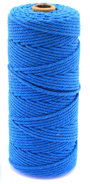 100M Macrame Rope Twisted String Colorful Cotton Rope DIY Craft