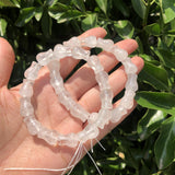 Fengbaowu Rock Quartz Bracelet Vase Flower Pot Beads Crystal Healing Stone
