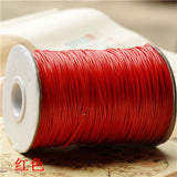 200 Yards 1.5MM Waxed Thread Polyester Cord String Necklace Bracelet