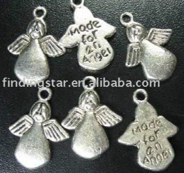 180pcs Tibetan silver ANGEL pendants 18x13mm