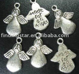 180pcs Tibetan silver ANGEL pendants 18x13mm