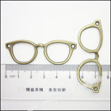 36pcs Vintage Glasses Charms Pendant Antique Bronze Alloy DIY Jewelry Findings