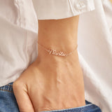 Personalized Name Bracelet Gothic Stainless Steel Jewelry