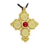 Ethiopian Wedding Party Jewel Cross Pendant Rope Girl