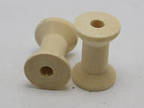 20 Natural Wooden Empty Thread Spools 29X20mm