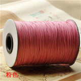 200 Yards 1.5MM Waxed Thread Polyester Cord String Necklace Bracelet