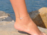 Date Anklet | Number Anklet, Personalized Birth Year Anklet