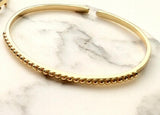 LouLeur 925 Silver Open Bangle Industrial Wind Fine Jewelry