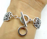 Vintage Zilveren Etnische Stijl Antieke Quartz Armband