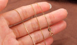 (18inch) 1mm Tibetan Silver Necklace Women Snake Chain Fit Pendant