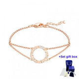 Admiration Bracelet Rose Tone Plated High Jewelry Bracelet