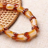 50pcs Cabbage Plant Shape Lampwork Beads for Earring Jewelry Making 10X20MM