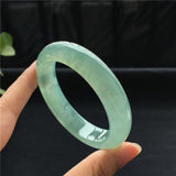 Zheru Jewelry Natural Myanmar Jadeite 54-64mm Princess Bracelet