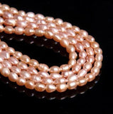 Pink 4-5mm Natural Freshwater Pearl Loose Beads DIY Jewelry Making