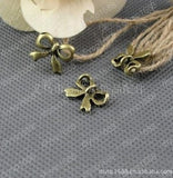 100pcs Antique Bronze Butterfly Charms Pendants 17*14MM