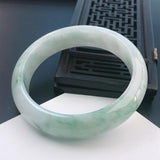 Natural Light Burmese Jadeite Bracelet for Mother and Girlfriend