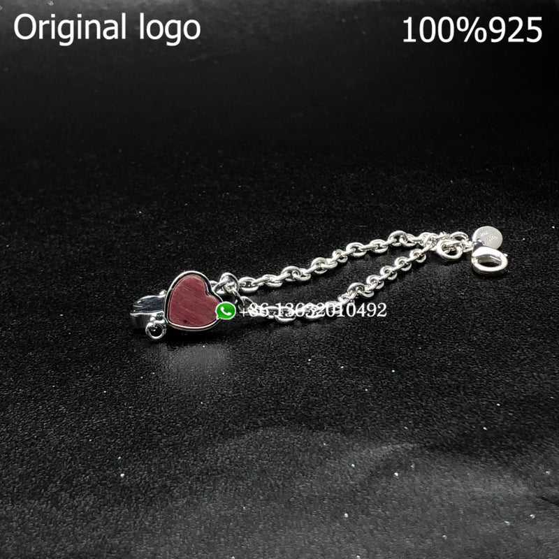 Spanish Bear Gemstone Pendant Necklace DIY Jewelry Women Sterling Silver
