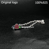 Spanish Bear Gemstone Pendant Necklace DIY Jewelry Women Sterling Silver