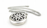 Flower Essential Oils Aromatherapy Locket Necklace