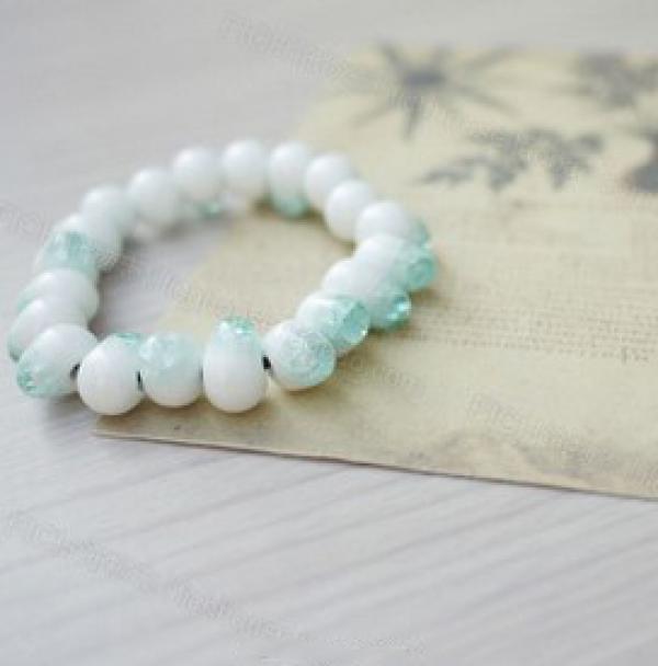 Mermaid Beaded Bracelet Ceramic Jewelry