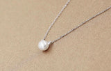 Sterling Silver Cat Pearl Necklaces & Pendants for Women