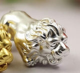 3D 999 Silver Lion Beads Powerful Hard Silver Good Luck DIY Jewelry Findings