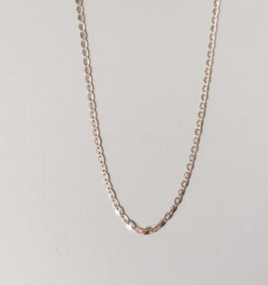 S925 Silver 20 Basic Stacking Chain Necklace Silver 925 Chain DIY Pendant
