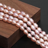 Natural Pink Rice Freshwater Pearls for Jewelry Making DIY