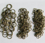 500PCS Antique Bronze Jump Rings 4-16MM 18 Gauge 40g