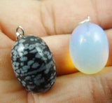 Natural Stone Oval aventurine Pendant for diy Jewelry making