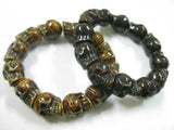 Tibet Gothic Skull Beads Bracelets 2 Pcs Bargain Lot