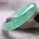 Natural Green Burmese Jade Princess Bracelet 54-64mm