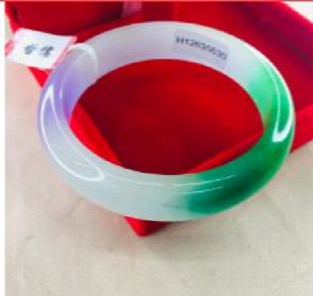 Natural Jadeite Bracelet Princess Jade Purple Green 54-62mm