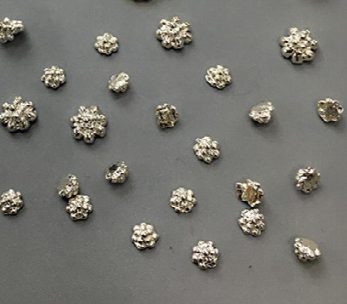 20Pcs/Pack Silver Flower Buds DIY Jewelry Earrings Brooch Beads Women Charm