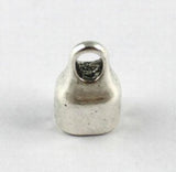 Tibetan Silver Cord End for 10x7mm Leather Cord
