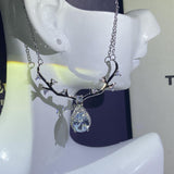 Heart Shape Diamond Pendant Necklace for Women Anniversary Party