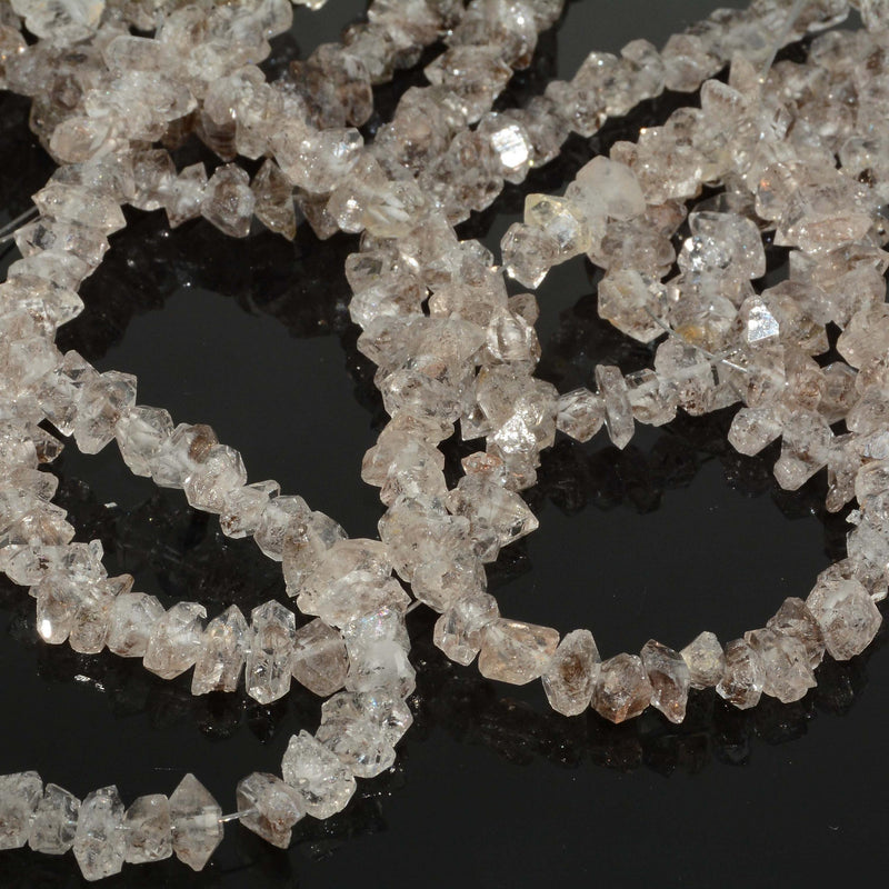 Natural Florescent Quartz Pakimer Mineral Beads 6-8mm