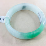 Natural Jadeite Bracelet Double 54-62mm Female Jade Bracelet Gift Certificate