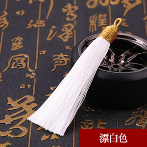 8.5cm Tassel Brush Pendant Cap Silk Crafts For DIY Earring Jewelry Making
