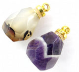 Natural Stone Quartz Crystal Charms Pendant for DIY Jewelry Making