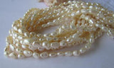 8-9mm Baroque Freshwater Pearl Loose Beads Strand DIY Jewelry Gift