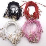 Hand-Woven Golden Cross Bracelet Friendship Spiral Knot Couple Bracelet
